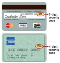 credit card cvv